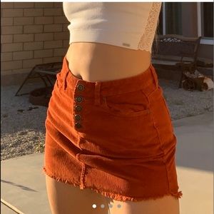 RSQ COLLECTIVE BURNT ORANGE MINI SKIRT🍊🍊🍊🍊🍊